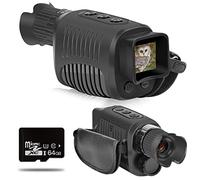 Occhiali da notte, 1080P HD monoculare dispositivo di visione notturna a infrarossi 5x zoom digitale caccia telescopio occhiali all'aperto giorno notte uso pieno scuro 300 m dispositivo di visione