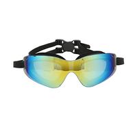 Occhiali da Nuoto Anti Nebbia Nessun Occhiali da Bagno in Silicagel Che Perde con Specchio per Pc per Uomini e Donne, Vede in Chiaro per Immersioni e Natatorium (BLACK)