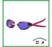 Occhiali da nuoto MIZUNO Racing blu navy x viola specchio omologati WA da donna