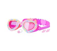 Occhiali Da Nuoto Per Bambini | Maschera Di Immersione Anti Vetro Indurito | Goggles Per Immersioni Per La Forma Del Cuore Di Gioventù HD | Set Da Nuoto Non Idoneo Con Clip Nasale E Tappi Per L