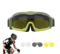 Occhiali da paintball Airsoft - Occhiali da equitazione, occhiali caldi anti-appannamento | Occhiali da ventilatore militari regolabili all'aperto Cs, occhiali di sicurezza per motoslitta e moto