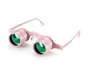 Occhiali da pesca Occhiali binoculari con ingrandimento 10x Binocolo da teatro a mani libere con lente in vetro ottico per la visualizzazione teatri e TV Stile 2