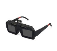Occhiali da Saldatura Autooscuranti Protettivi Lavorazione Metalli Antispruzzo con Luce Integrata in PC Leggero, Occhiali Per Saldatura A Oscuramento Automatico A Colori Reali Con Kit