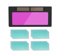 Occhiali da saldatura con regolazione automatica con lente luminosa regolabile a livello T e alimentazione del pannello solare per una maggiore sicurezza degli occhi nei lavori di saldatura (C)