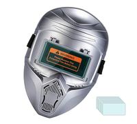 Occhiali da saldatura leggeri con tecnologia di oscuramento istantaneo e nasello in morbido silicone per proteggere gli occhi e oscurare automaticamente la schermatura della saldatura