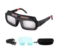 Occhiali Da Saldatura,Oscuramento Automatico Anti-Abbagliamento Confortevoli - Occhiali di Protezione Oculare Saldatura,per Tecnici Saldatori Meccanici Carrozzeria Lavorazione Metalli