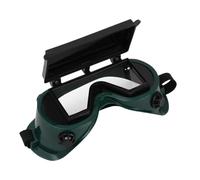 Occhiali da saldatura - Scudo di protezione per gli occhi ribaltabile, strumento professionale per PC da 7,87 pollici, dispositivo manuale ad antipolvere con grande camera a specchio, occhiali