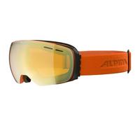 ALPINA Unisex - Adulti, GRANBY Q-LITE Occhiali da sci, black-pumpkin matt, One Size