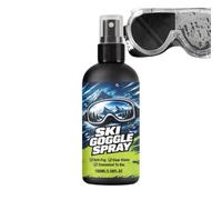 Occhiali da sci antiappannante spray 100 ml a lunga durata detergente | Spray Detergente Occhiali Casa Interno Esterno Bicicletta Sci Occhiali