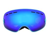 Occhiali da sci antifog a doppio strato per bambini, occhiali protettivi per sport all’aperto con fori di ventilazione, cinturino regolabile antiscivolo, montatura in TPU e lenti ((Modello per