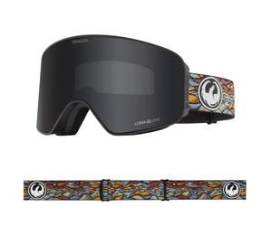 Occhiali da sci e snowboard con due lenti e magneti Dragon NFX MAG OTG Dark