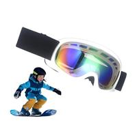 Occhiali da sci per bambini, con protezione UV, occhiali da neve, occhiali da sci per bambini, occhiali da sci con lenti a specchio, per sport invernali, snowboard, vacanze, Capodanno, regali di