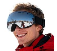 Occhiali da sci per snowboard, protezione UV e antinebbia, adatti per portatori di occhiali, snowboard e sport invernali, per sport all'aria aperta e bicicletta, adatti per uomini, donne, adulti e