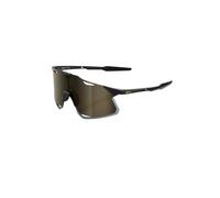 Occhiali da sole 100% HYPERCRAFT (Nero opaco - Lente a specchio oro soft) TU