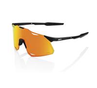 Occhiali da sole 100% HYPERCRAFT nero opaco (vetro rosso HIPER)