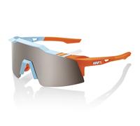 Occhiali da sole 100% SPEEDCRAFT SL Soft Tact bicolore con lenti argentate
