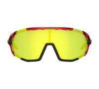 Tifosi Sledge Clarion Interchangeable Sunglasses Rosso,Nero Clarion Yellow/CAT3 + AC Red/CAT2 + Clear/CAT0 Crystal Red