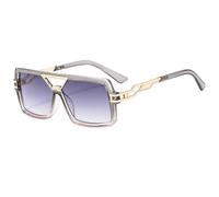 Occhiali da sole a doppio raggio da uomo e donna alla moda occhiali da sole a gamba cava occhiali da sole, C4, 144*147*42mm