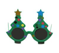 Occhiali da sole a forma di albero di Natale, Occhiali da sole a forma di albero di Natale - da celebrazione - Forniture per costumi, occhiali originali, per travestimenti per l'incontro di N
