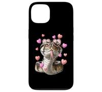 Occhiali da sole a forma di cuore di San Valentino Ball Python Custodia per iPhone 13