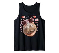 Occhiali da Sole a Forma di Cuore di San Valentino Ippopotamo Ippopotamo Canotta
