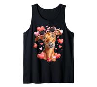Occhiali da Sole a Forma di Cuore per San Valentino Iggy Italian Greyhound Dog Canotta