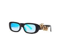 Occhiali da sole a forma di drago con montatura piccola, rete metallica, per celebrità, feste, vacanze, tiro in strada, decorazione per uomini e donne (colore: B, taglia: media) 2026 (B)