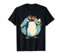 Occhiali da sole a forma di pinguino con avocado, motivo frutti di avocado Maglietta