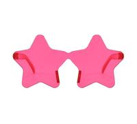 Occhiali da sole a forma di stella, per le vacanze, per l'uso quotidiano, per donne e uomini, feste di compleanno, festival musicali, Halloween, eventi a tema, concerti, vacanze, Rosa caldo, Siehe