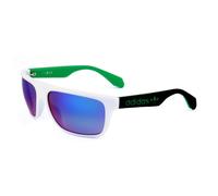 Adidas Originals Or0023 Sunglasses Uomo Bianco Sport Green 59mm