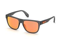 adidas Originals OR0035 Occhiali da Sole Unisex, Occhiali da Sole Uomo e Donna Leggeri, Forma Lente Navigator, Lenti Specchiate Marrone, Grigio