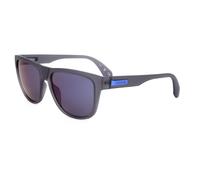 adidas Originals OR0035 Occhiali da Sole Unisex, Occhiali da Sole Uomo e Donna Leggeri, Forma Lente Navigator, Lenti Specchiate Blu, Grigio