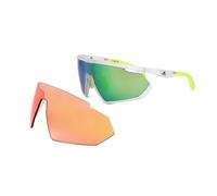 adidas eyewear - SP0001 Mirror S3 (VLT 11%) + Extra Lens S1 - Occhiali da ciclismo bianco