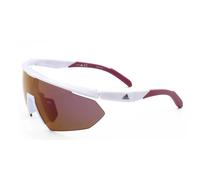 adidas eyewear - SP0015 Mirror Cat. 3 + Spare Lens Cat. 1 - Occhiali da ciclismo bianco