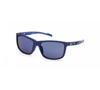 Occhiali da Sole Adidas SP0047 Matte blue 60/19/135 Uomo