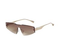 Occhiali da sole alla moda piccoli senza montatura a forma di occhio di gatto, da uomo, sportivi, da esterno, da donna, con un solo pezzo, UV400, C9, 1