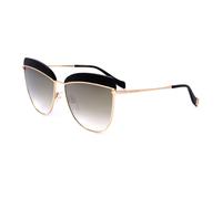 Occhiali da Sole Ana Hickmann AH3190 Black/gold 59/16/145 Donna