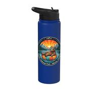 Occhiali da sole Banff National Park Alberta Canada Bear Stainless Steel Insulated Water Bottle
