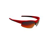 BBB Cycling sportglasses impress sole per uomo e donna occhiali da bicicletta con lenti intercambiabili policarbonato mtb road urban cycling rosso lucido bsg-58 unisex adulto, taglia unica