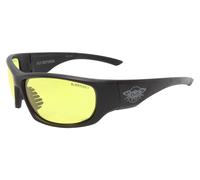 Occhiali Da Sole Black Flys Fly Defense Safety Nero Opaco Giallo Lenti