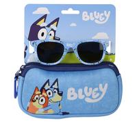 Occhiali da sole Bluey con custodia per bambini - Occhiali da sole con custodia Bluey per ragazzi e ragazze in estate e passeggiata quotidiana