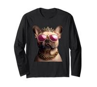 Occhiali da sole Bulldog francese con corona Maglia a Manica
