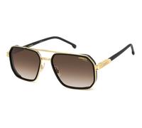 Carrera Occhiali da Sole 1069/S MATTE BLACK GOLD/BLACK BROWN GREEN 58/19/145 uomo