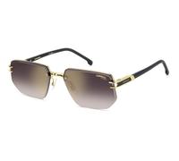 Occhiali da Sole Carrera 1070/S MATTE BLACK ON GOLD MIRROR ON 60/17/145 uomo