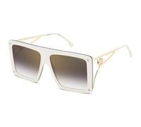 Carrera Donna CA UNICA/SE SZJ/YK Occhiali da sole Acetato Avorio Oro Squadrata Normale Specchiato