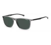 Occhiali Da Sole Carrera Carduc 004/S R6S 57 Grigio Nero Con Lenti Verdi 57mm