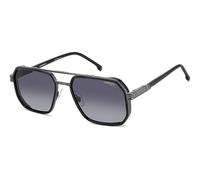 Carrera 1069/S Occhiali da Sole, Black Dark Ruthenium, 58 Uomo