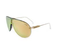 Carrera Superchampion Occhiali Da Sole Unisex Oro Mascherina Oro 99mm