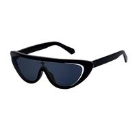 Occhiali da Sole Cat Eye in Un Unico Pezzo Occhiali da Sole da Donna Luxury Split Cat Eye Occhiali da Sole Vintage Occhiali alla Moda Punk per Signora, SUN2000