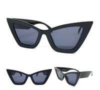 Occhiali Da Sole Cat Eye Oversize Eleganti Moderni Retro Con Montatura Nera